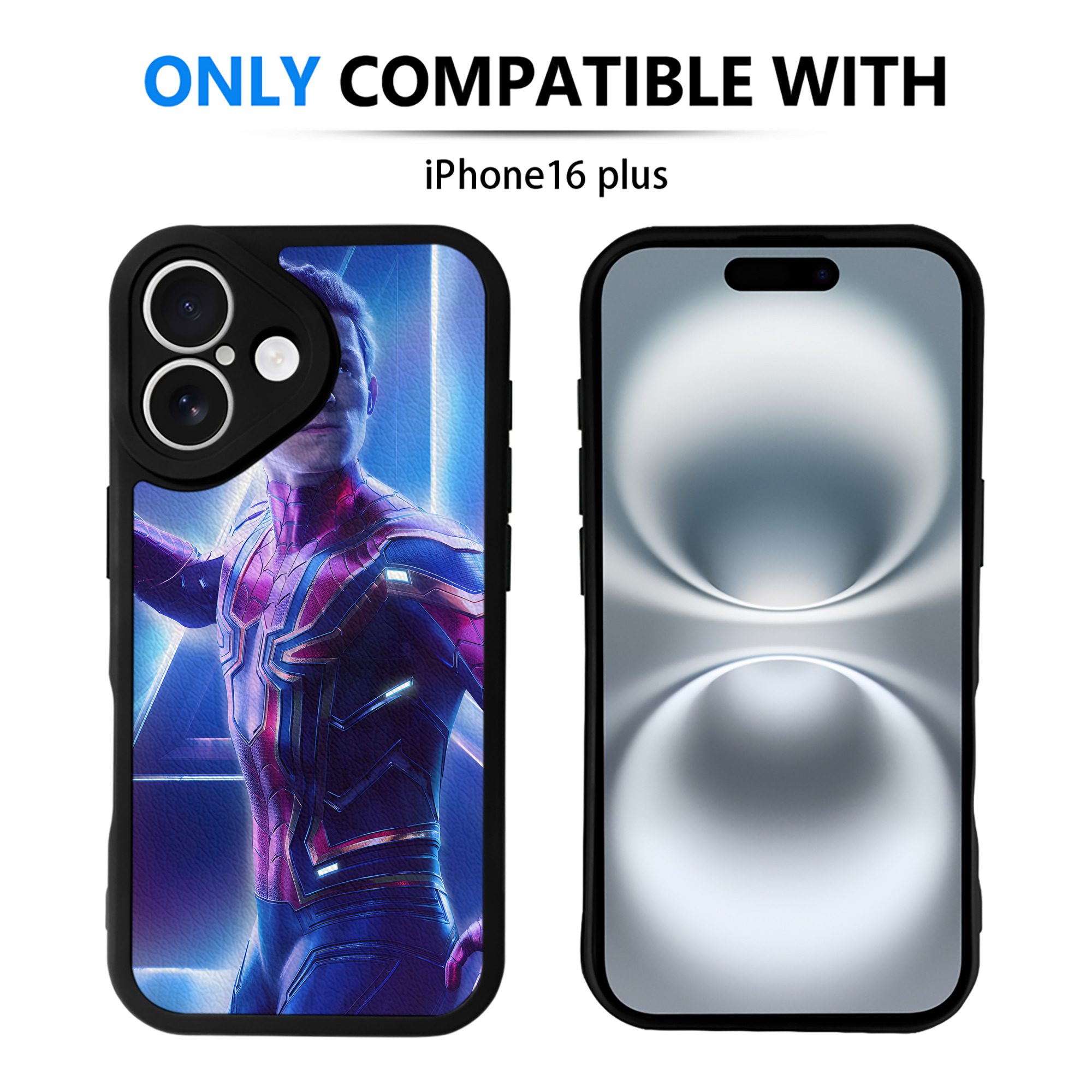 （画像用） アベンジャーズ The Avengers 【iPhone 16シリーズ対応】シリコンスマホケース（レザー調） 材質：シリコン